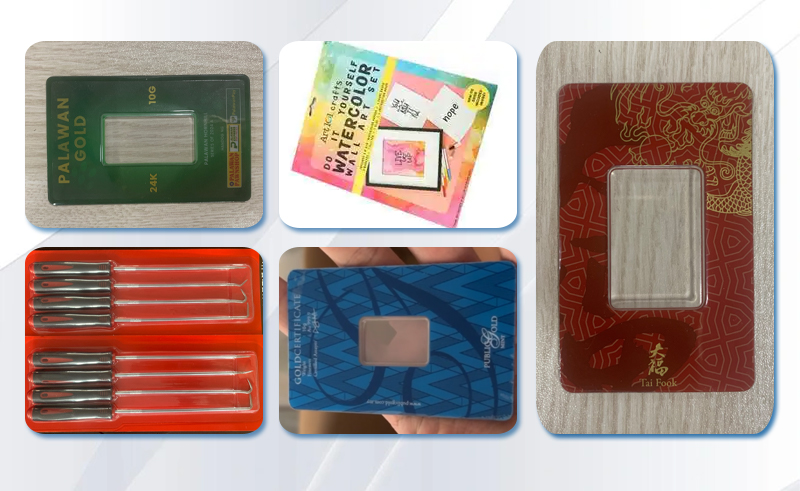 自動高周波機(jī)壓印的金塊樣品圖